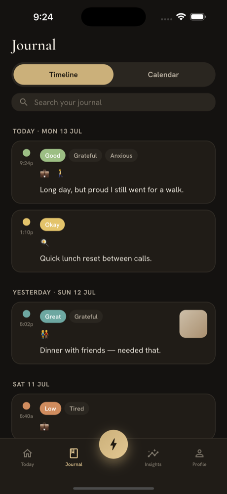Kerax — private journal